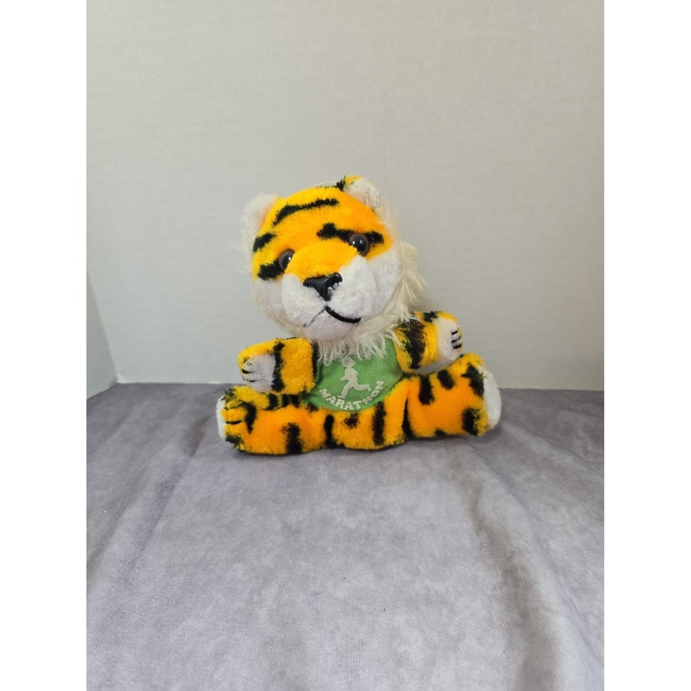 Dakin 1980 Cookie Marathon Tiger Plush Stuffed Animal Toy 6" Tall VTG